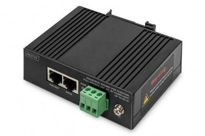 Assmann-DIGITUS Gigabit EthernetPoE injektor, ipari - DN-651141