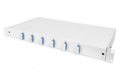 Assmann-DIGITUS optikai kábel toldódoboz, felszerelt, SC, OS2 - DN-96320/9
