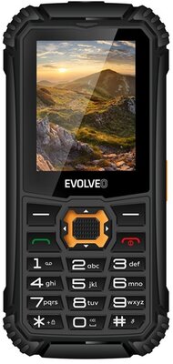 Evolveo Strongphone Q1 2,4" DualSIM fekete-narancs mobiltelefon