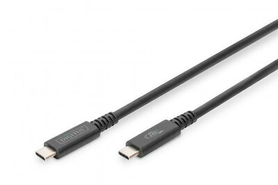 Assmann-DIGITUS USB 4.0 Type-C csatlakozókábel - AK-300343-008-S
