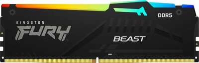 DDR5 Kingston Fury Beast RGB 6000MHz (AMD EXPO) 8GB - KF560C30BBEA-8