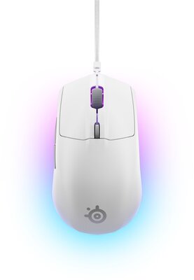 SteelSeries - Rival 3 Gen 2 vezetékes fehér gamer egér - 62516