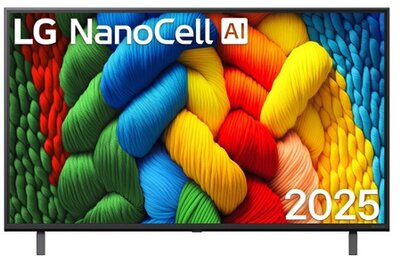 LG 43" 43NANO80A3B 4K UHD AI Smart NanoCell TV