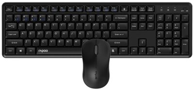 Rapoo - M8150 vezeték nélküli fekete billentyűzet + egér - 229634