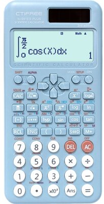 CTIFREE - FC-991 ES PLUS 2nd KÉK tudományos számológép, 77x161mm, dual power