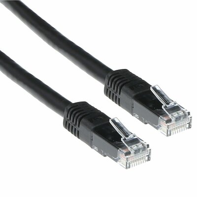 ACT CAT6 U-UTP Patch Cable 1m Black - IB8901