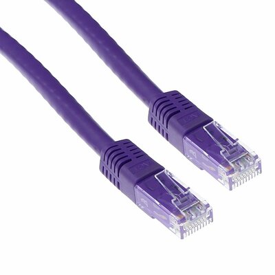 ACT CAT6A U-UTP Patch Cable 2m Purple - IB6602