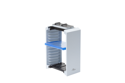 FroggieX FX-P5-C2-W Docking Charge and Storage PS5 dual fehér töltőállomás + lemez tartó állvány