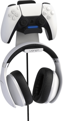 Venom VS5018 PS5 fehér töltőállomás headset tartóval