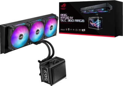 ASUS - ROG RYUO IV SLC 360 ARGB AIO CPU VÍZHŰTÉS - FEKETE