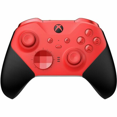 Microsoft - Xbox Elite Series 2 Wireless/Bluetooth/USB Gamepad Black/Red - RFZ-00014