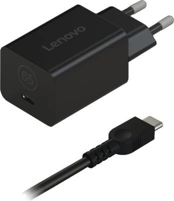 Lenovo - GaN Nano 65W Adapter - G0A6GN65EU - Black