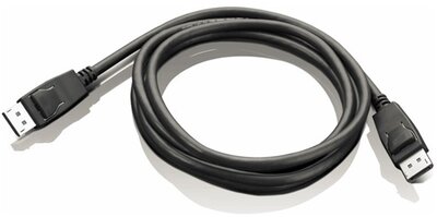 Lenovo - Displayport to DisplayPort kábel - Fekete - 0A36537