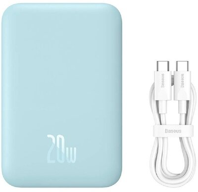 Baseus - P10059002313-00 Mini 6000mAh 20W kék power bank