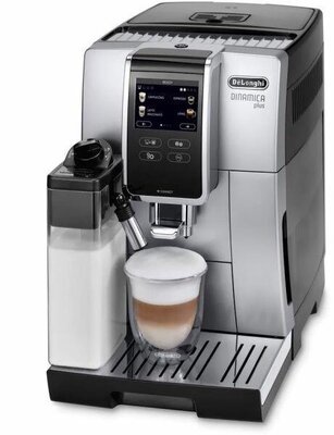 DeLonghi - ECAM380.85.SB Dinamica Plus ezüst tejhabosítóval automata kávéfőző