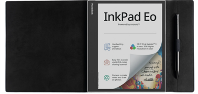 POCKETBOOK e-book tok - PB1042 FLIP gyári Tok fekete