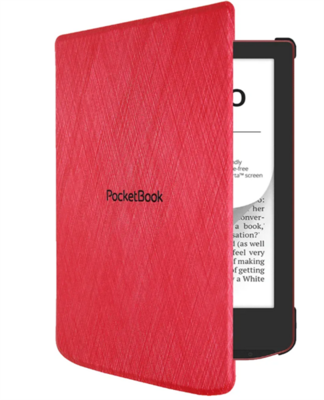 POCKETBOOK e-book tok - PB629_634 Shell gyári Tok Piros