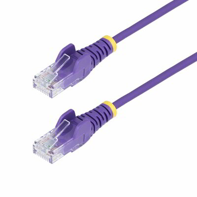 Startech - 15 m-es lila, vékony CAT6 Ethernet kábel - N6PAT15MPLS