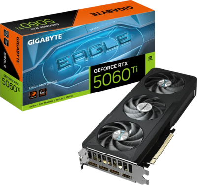 Gigabyte RTX5060TI - EAGLE MAX OC 16G - GV-N506TEAGLEMAX OC-16GD