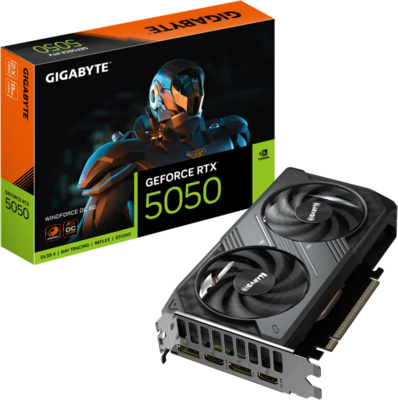 Gigabyte RTX5050 - WINDFORCE OC 8G - GV-N5050WF2OC-8GD