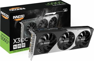 Inno3D RTX5060TI - 16GB X3 OC - N506T3-16D7X-191073L