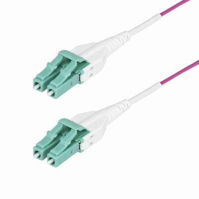 Startech - 5m (16ft) LC - LC (UPC) OM4 multimódusú optikai kábel - OM4RLCLC5M