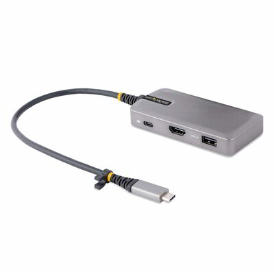 Startech - USB-C többportos adapter - 104B-USBC-MULTIPORT