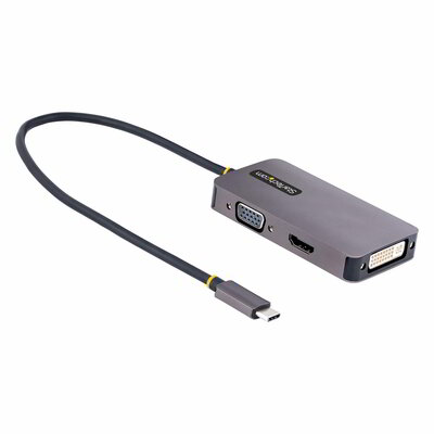 Startech - USB C videó adapter - 118-USBC-HDMI-VGADVI