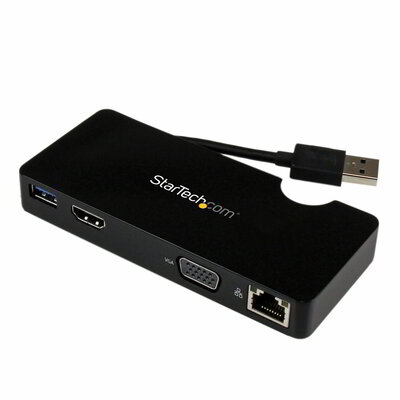 Startech - Utazó dokkolóállomás laptopokhoz - USB3SMDOCKHV