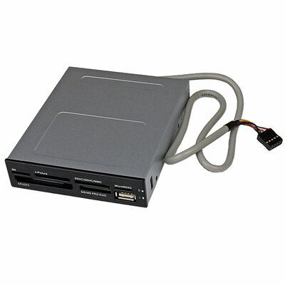 Startech - USB 2.0 belső többfunkciós kártyaolvasó/író - 35FCREADBK3