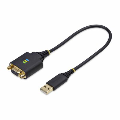 Startech - 30 cm-es USB - null modem soros adapterkábel - 1P1FFCN-USB-SERIAL