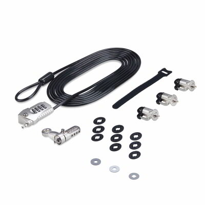 Startech - Laptop/Asztali és Periféria Zárkészlet - 3M4-DESK-LOCKING-KIT