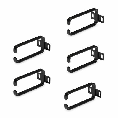 Startech - 5 db-os csomag 1U magas függőleges kábelrendező D-gyűrűs kampók - CMHOOK1UN5PK