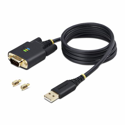 Startech - 1 m-es (3,3 láb) USB-soros adapterkábel - 1P3FFCB-USB-SERIAL