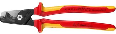 KNIPEX kábelvágó fogó, StepCut®XL, 1000 V szigetelt, 225mm
