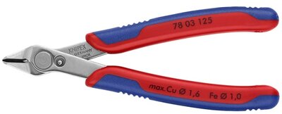 KNIPEX Fogó, Műszerészfogó oldalcsípő, 125 mmm