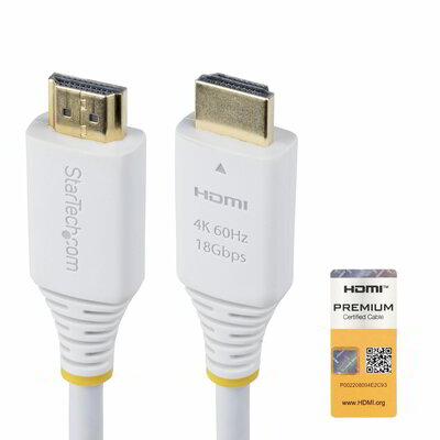 Startech - 3 m-es (10 láb) prémium, tanúsított, nagy sebességű HDMI-kábel - HDMI2-CABLE-4K60-10W