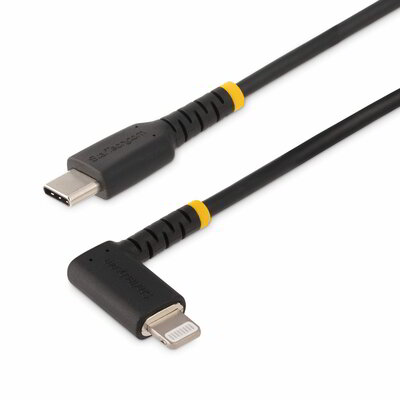 Startech - 1 m-es (3 láb) tartós USB-C - Lightning kábel - RUSB2CLTMM1MR