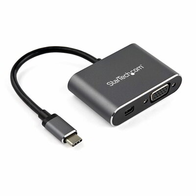 Startech - USB C többportos videoadapter - CDP2MDPVGA