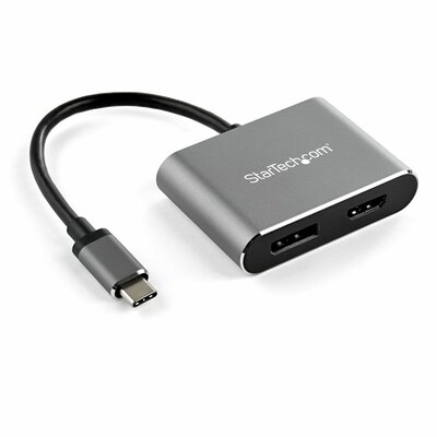 Startech - USB C többportos videoadapter - CDP2DPHD