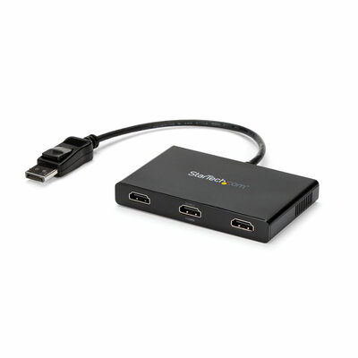 Startech - 3 portos többmonitoros adapter - DisplayPort 1.2 - MSTDP123HD