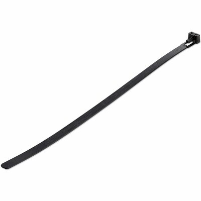 Startech - 100 darabos 25 cm-es újrafelhasználható kábelkötegelők - CBMZTRB10BK