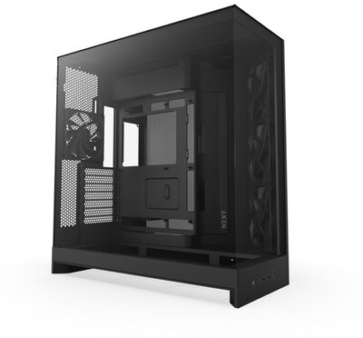 NZXT - H9 Flow (2025) számítógépház - Matt fekete - CM-H92FB-01