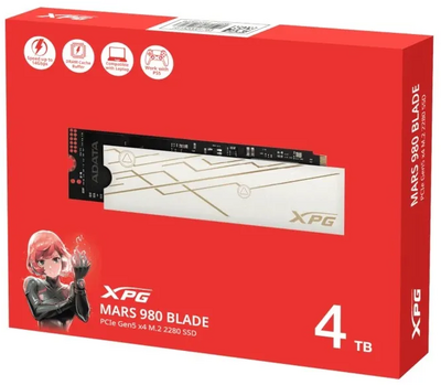 ADATA - XPG MARS 980 BLADE 4TB - SMAR-980B-4TCS
