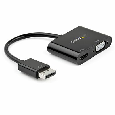 Startech - DisplayPort - HDMI VGA adapter - DisplayPort 1.2 - DP2VGAHD20