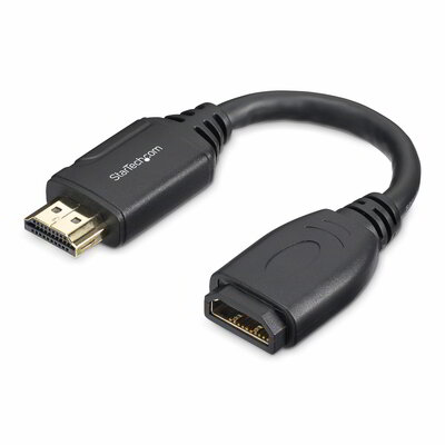 Startech - 6 hüvelykes (15 cm-es) HDMI portvédő kábel - HD2MF6INL