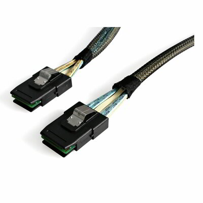 Startech - 100 cm-es soros csatlakozójú SCSI SAS kábel - SFF-8087 - SFF-8087 - SAS8787100