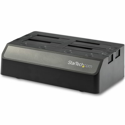 Startech - 4 rekeszes USB - SATA merevlemez dokkolóállomás - SDOCK4U313
