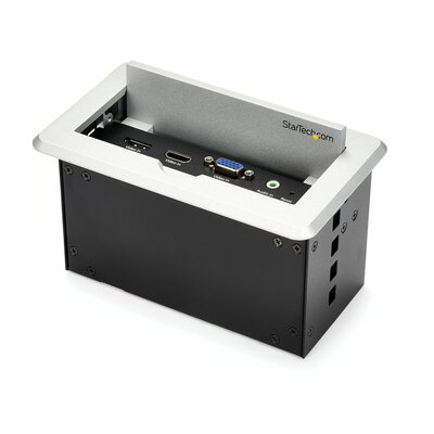 Startech - Konferenciaasztal csatlakozódoboz A/V-hez - 4K - TAA - BOX4HDECP2