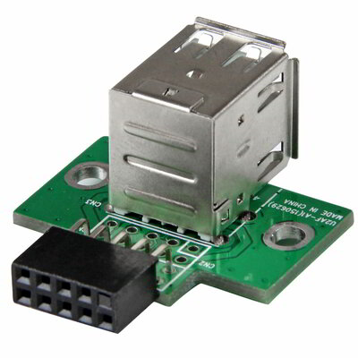 Startech - 2 portos USB alaplap fejléc adapter - USBMBADAPT2